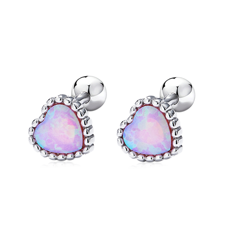 Aussie Gem Heart Earrings