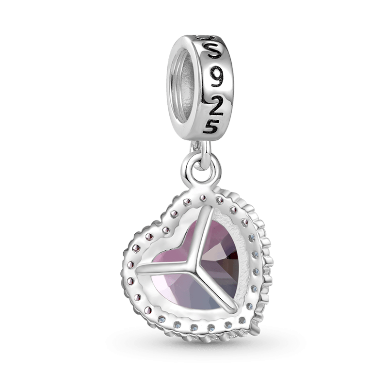 Light Purple Heart Pendant