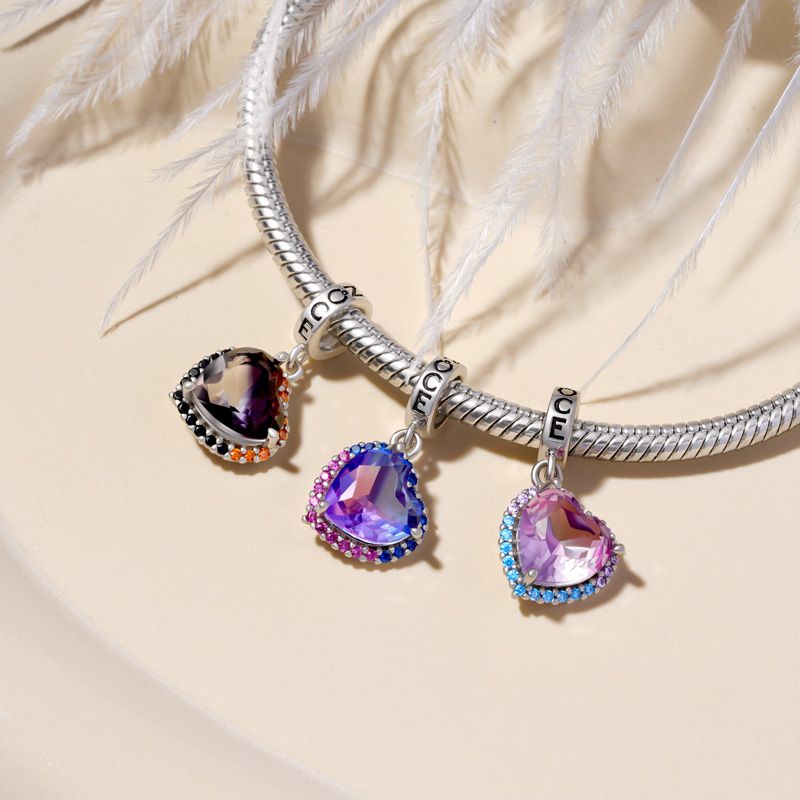 Light Purple Heart Pendant