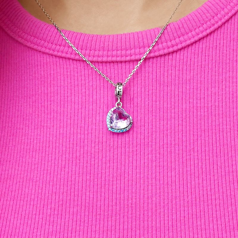 Light Purple Heart Pendant