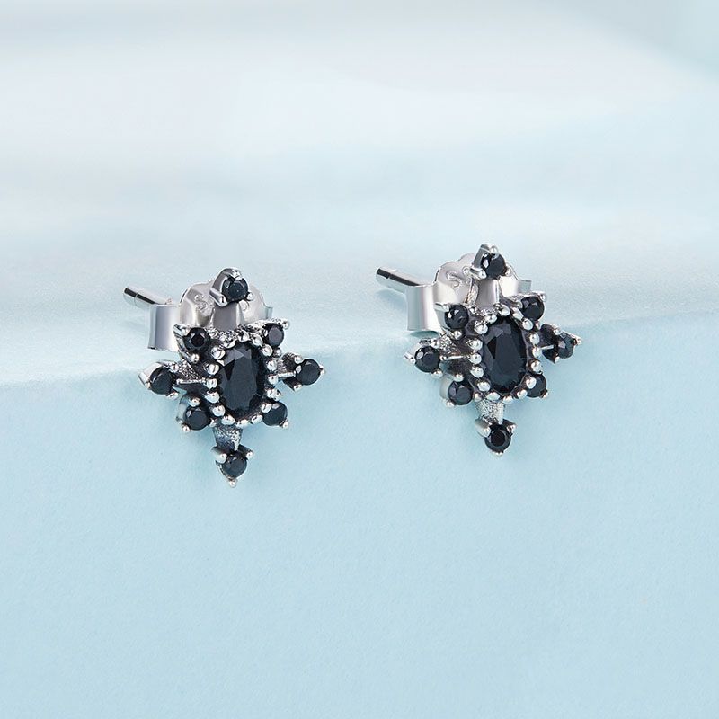 Black Star earrings