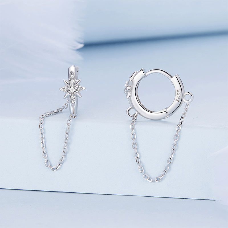 Six-Pointed Star Earrings