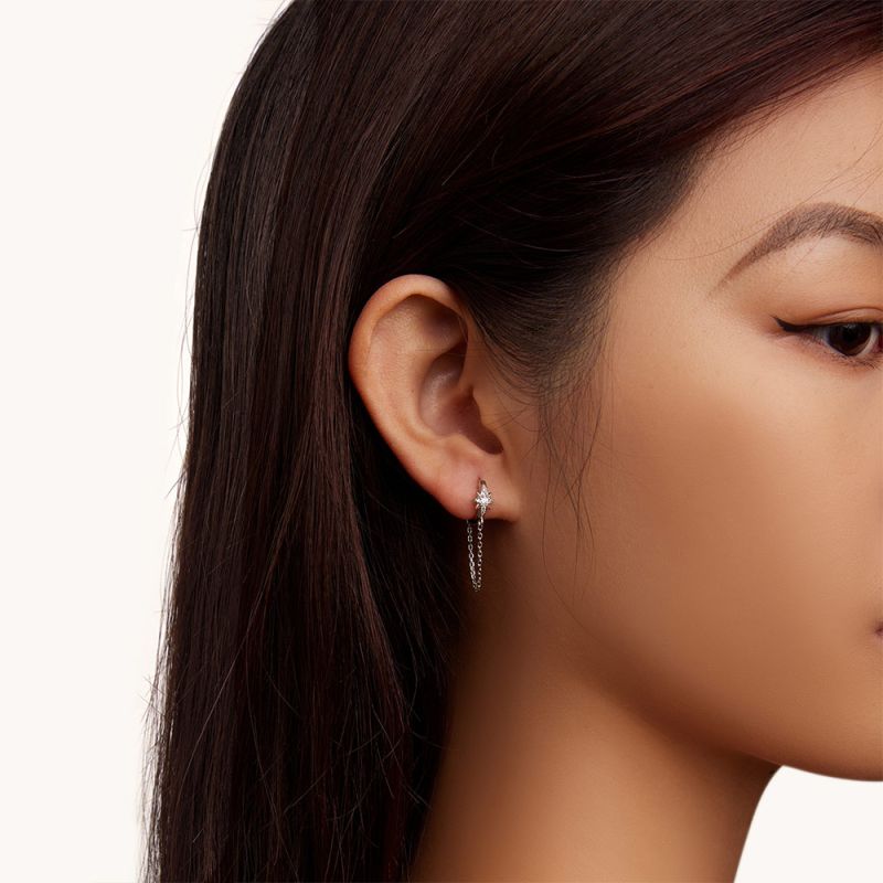 Six-Pointed Star Earrings