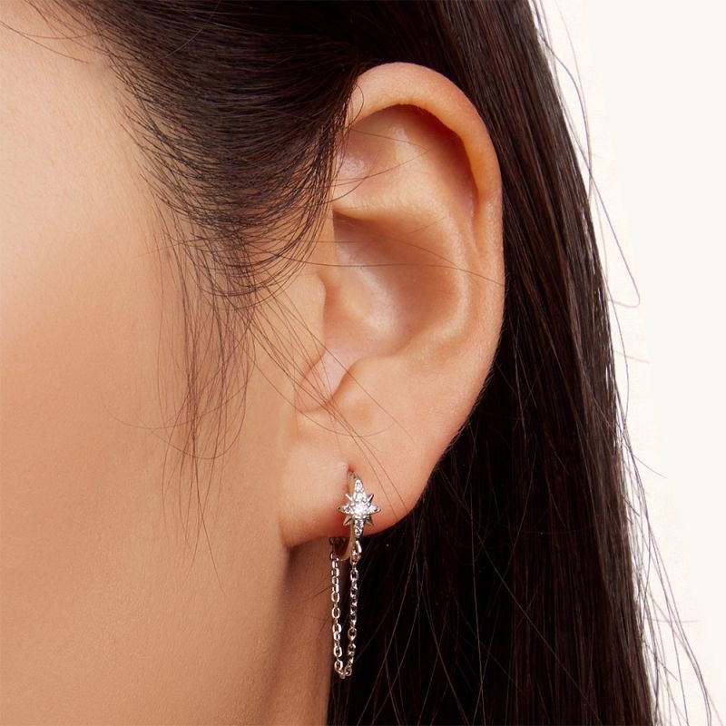 Six-Pointed Star Earrings