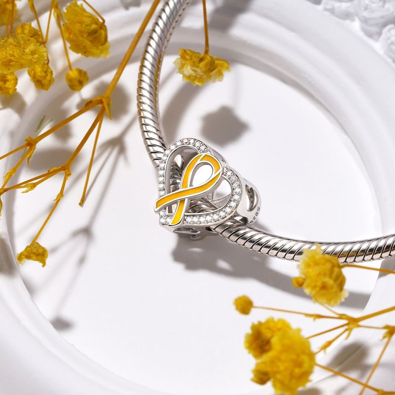 Yellow Ribbon Charm