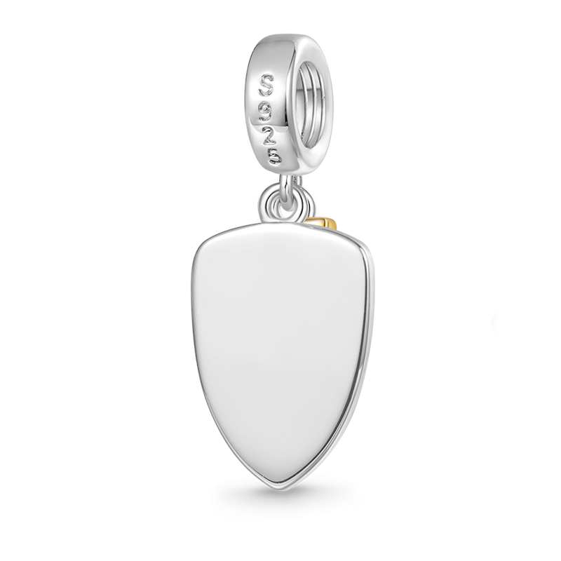 Shield with Cross Pendant