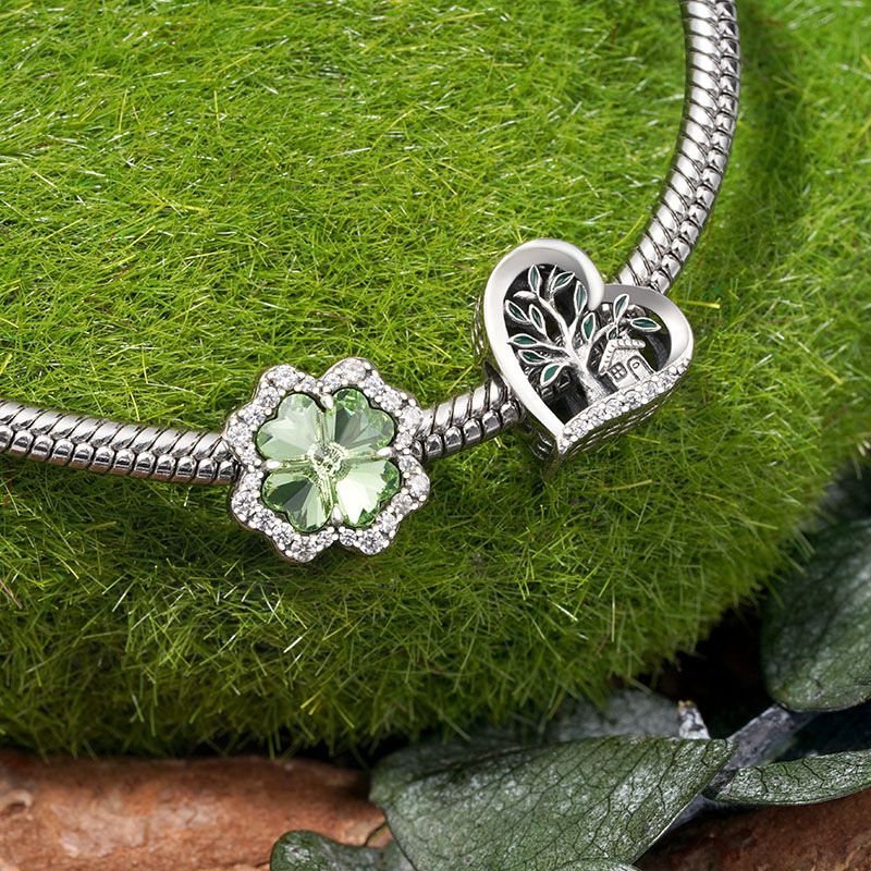 Family Tree Heart Charm