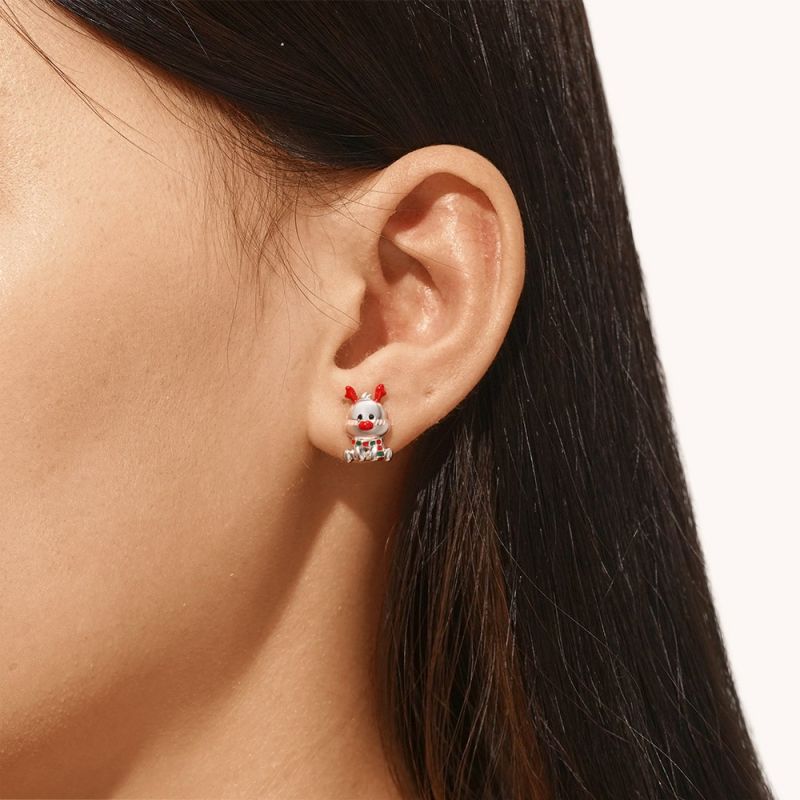 Christmas Elk Stud Earrings