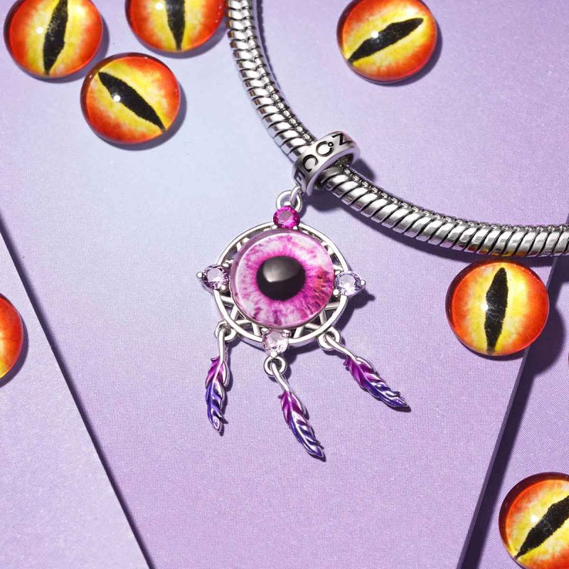 Devil Eyes Dream Catcher Pendant