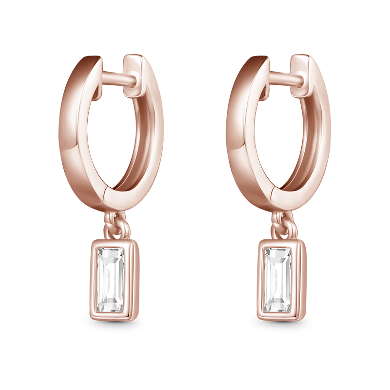 Square Drop Earrings