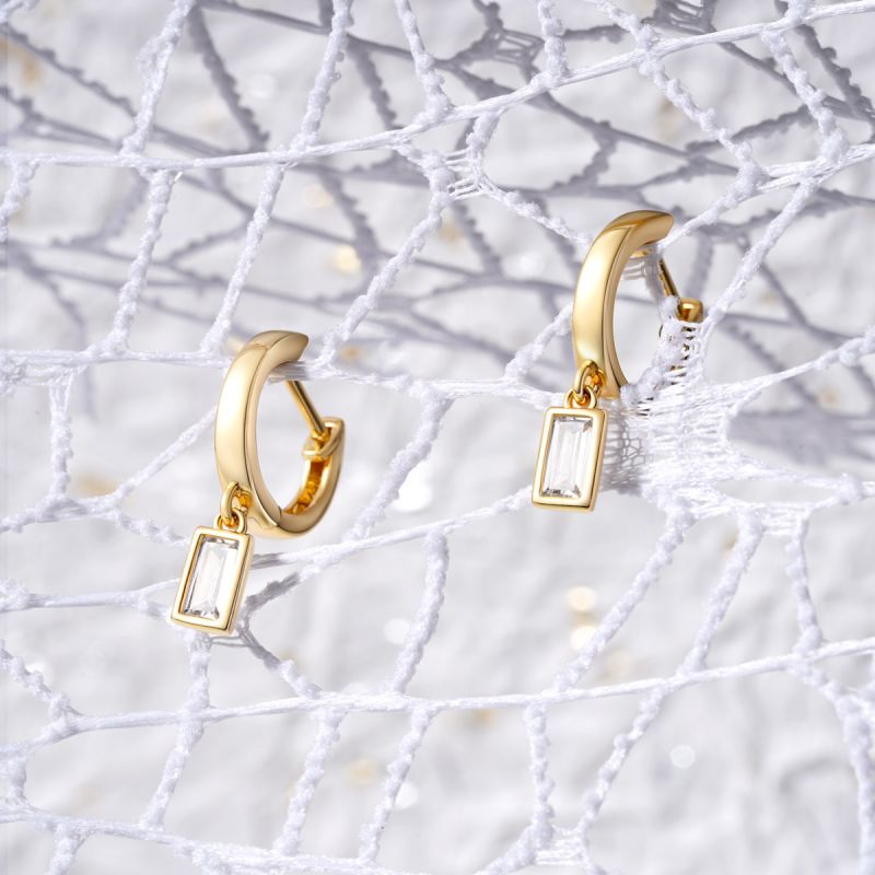 Square Drop Earrings