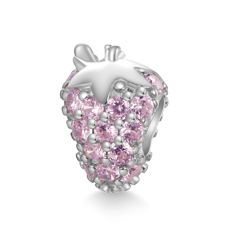 Strawberry Bee Charm
