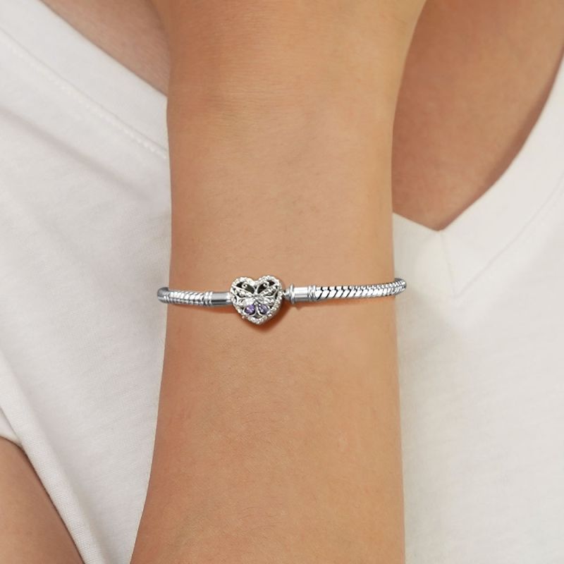 Heart Butterfly Bracelet