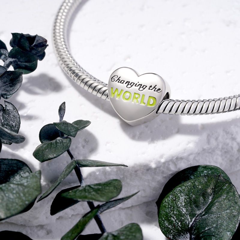 Aphasia Heart Charm