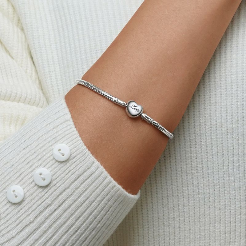 Heart Engravable Basic Bracelet