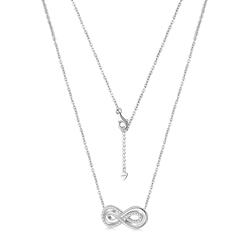Birthstone Infinity Love Necklace