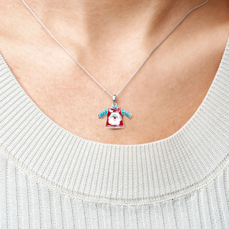 Santa Claus T-shirt Necklace