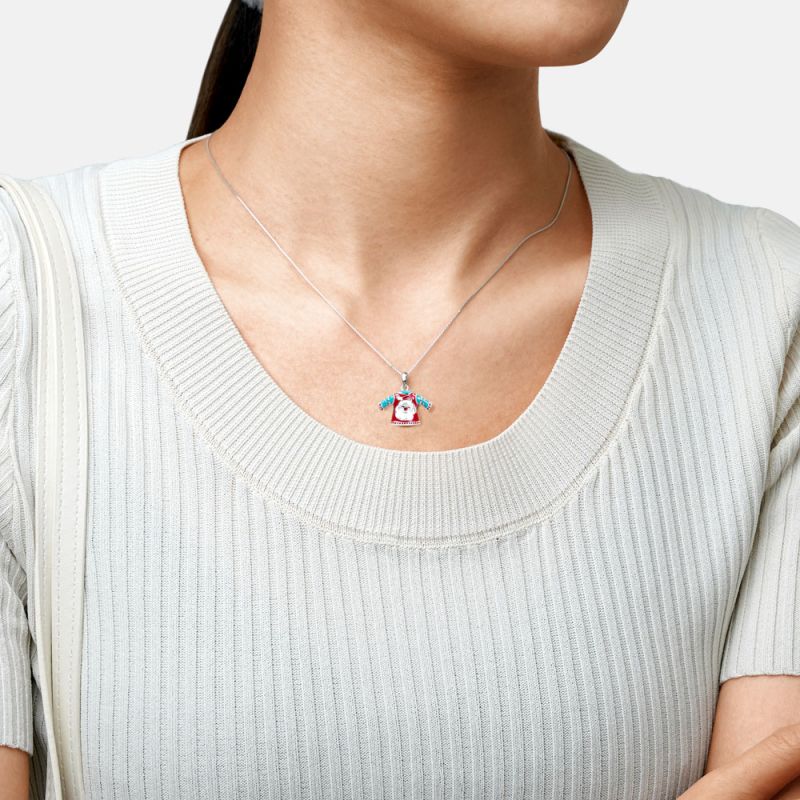 Santa Claus T-shirt Necklace