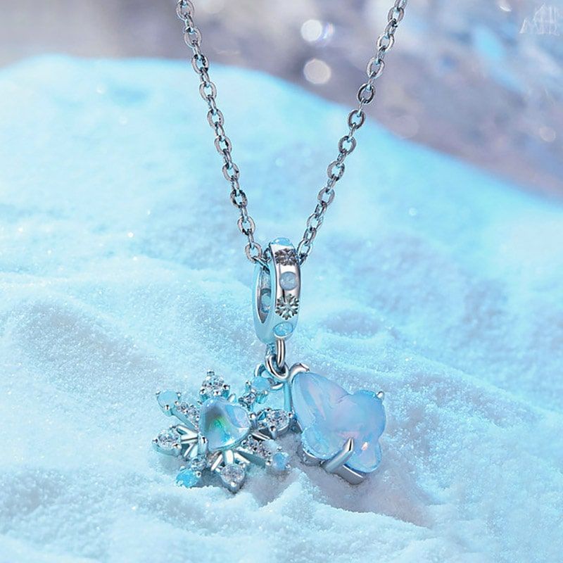 Snow Butterfly Pendant