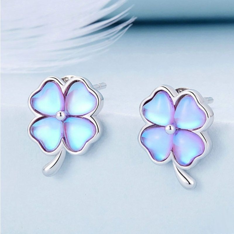 Lucky Clover Stud Earrings