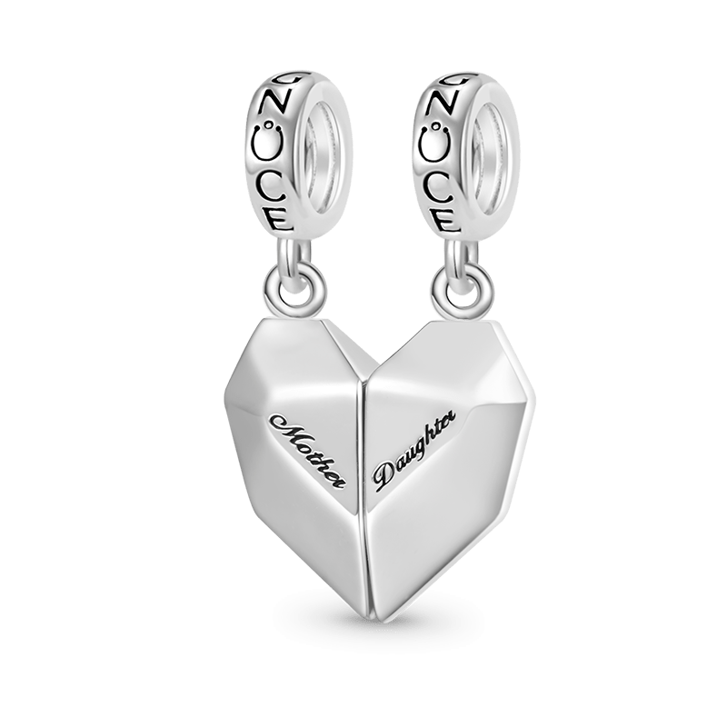 Magnet Heart Engravable Pendant