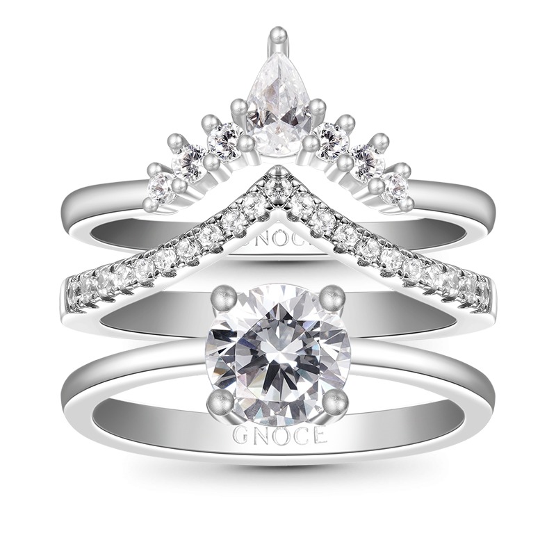 Round-cut Stackable Ring