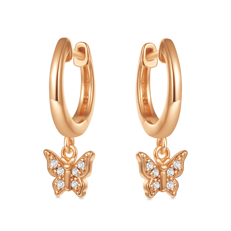 Butterfly Drop Earrings