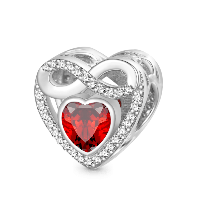 Infinite Love Birthstone Charm