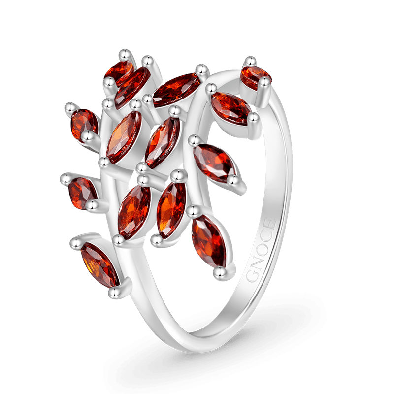 Birthstone Delicate Vines Ring