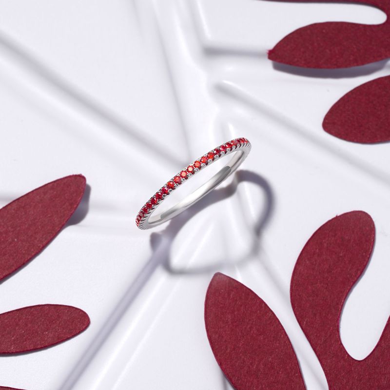 Simple Birthstone Ring