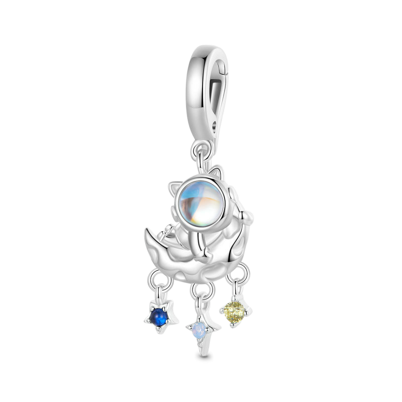 Astronaut Moon Pendant