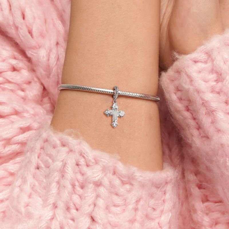 Retro Cross Pendant