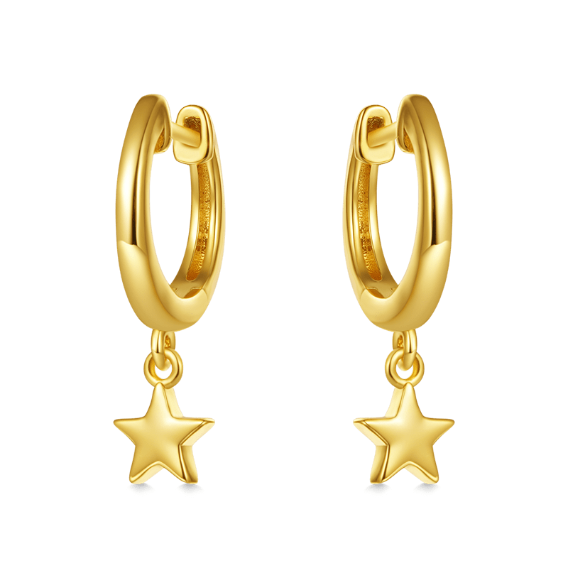 Star Dangling Earrings
