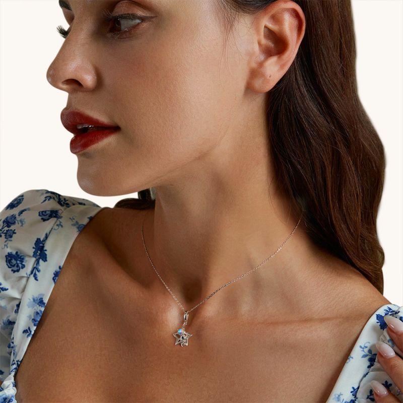 Astronaut Star Pendant