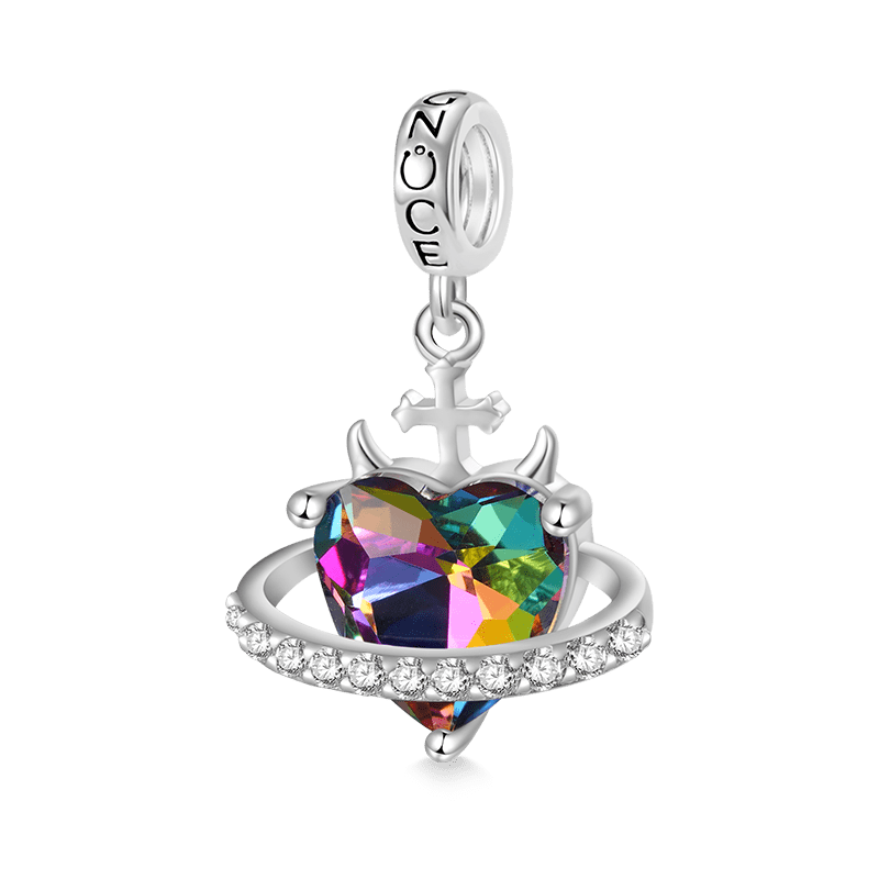Planet Devil Heart Pendant
