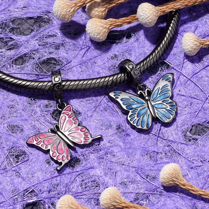 Blue Butterfly Pendant