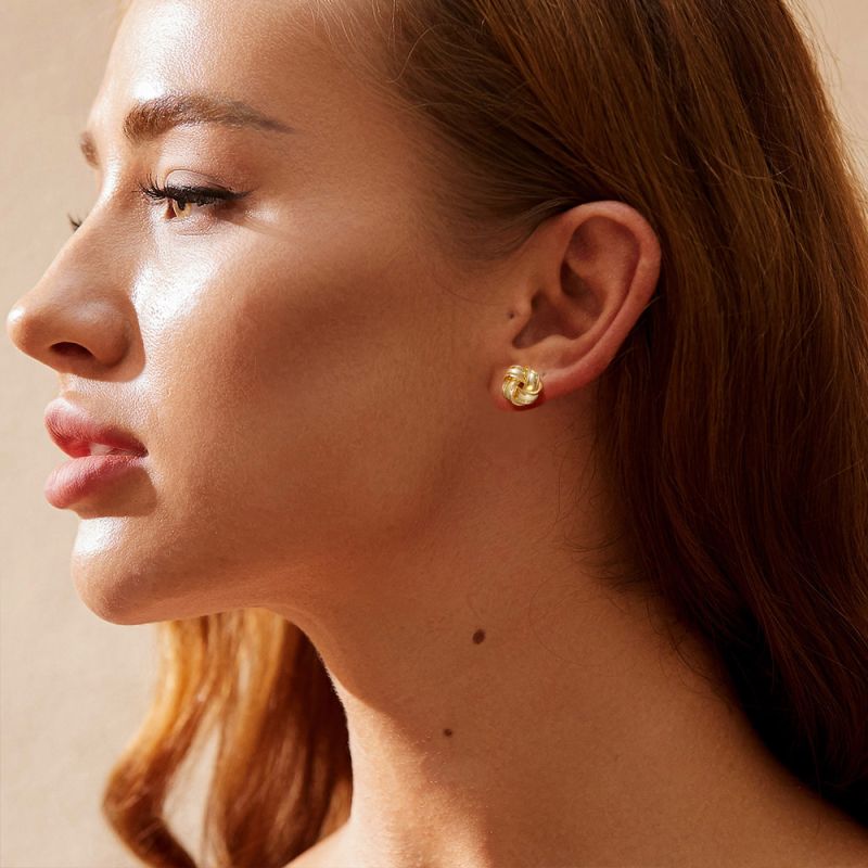 Love Knot Studs Earrings
