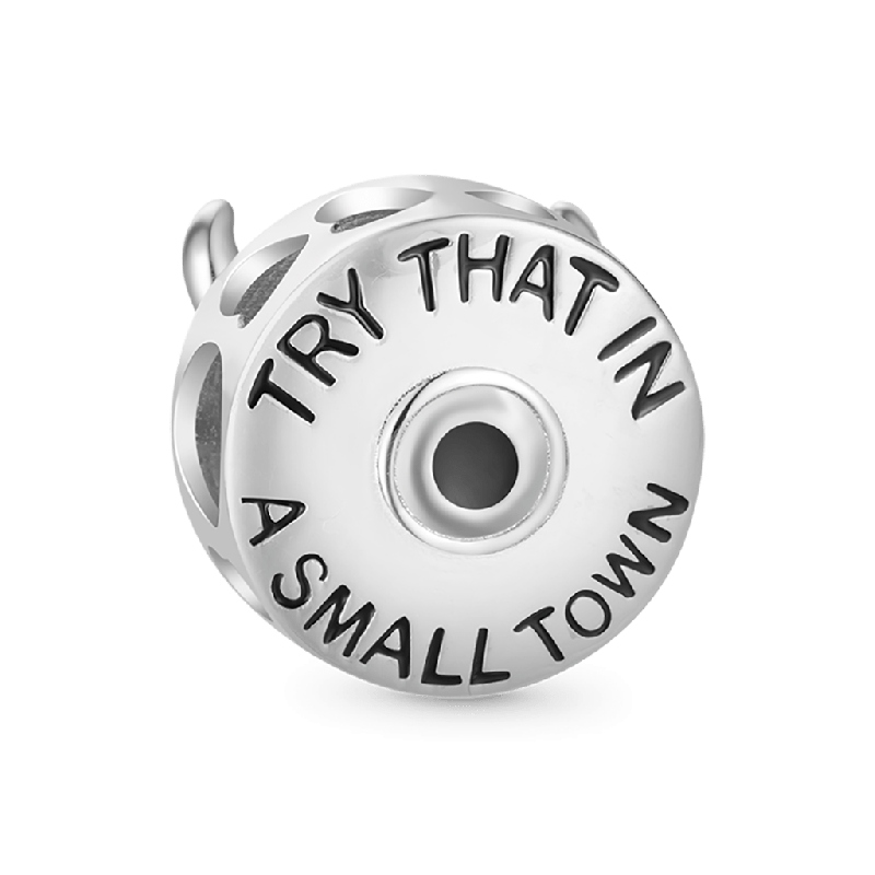 Cattle Skull Record Charm