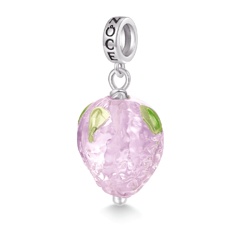 Pink Strawberry Pendant