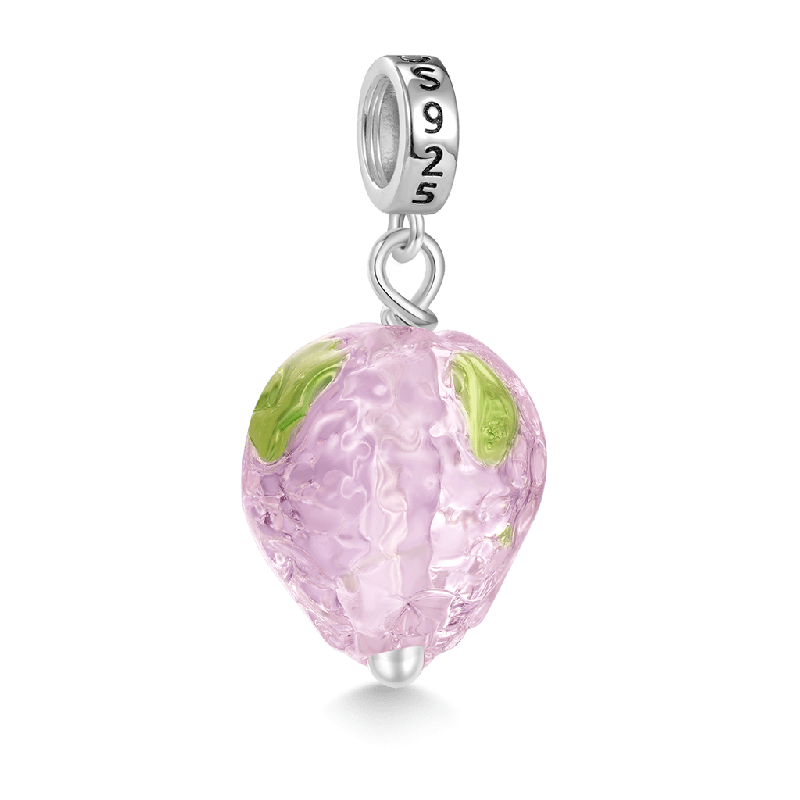 Pink Strawberry Pendant