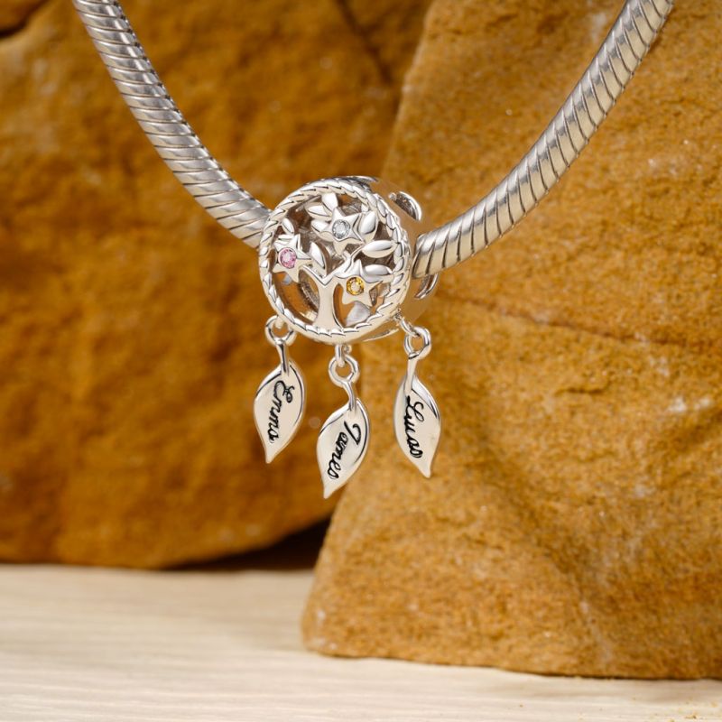 Dream Catcher Birthstone Charm