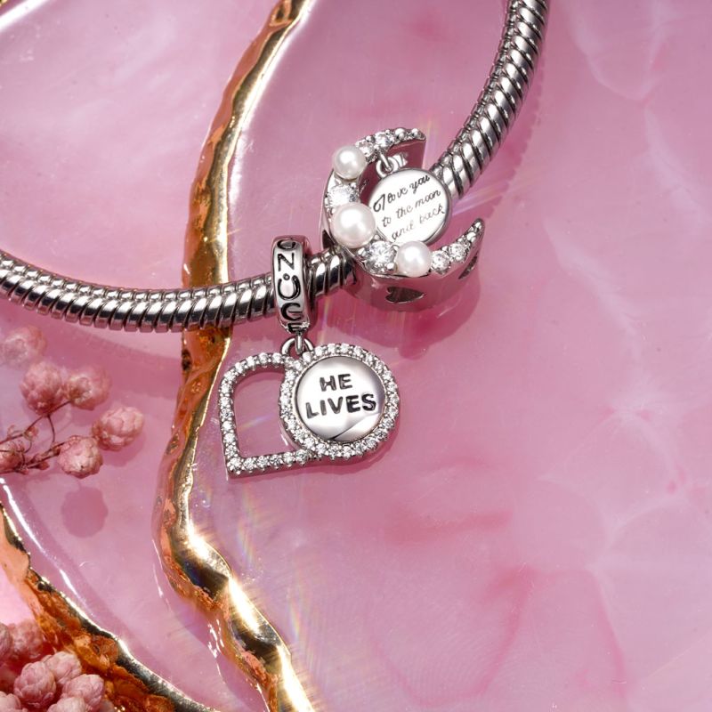 Pearl Moon Charm