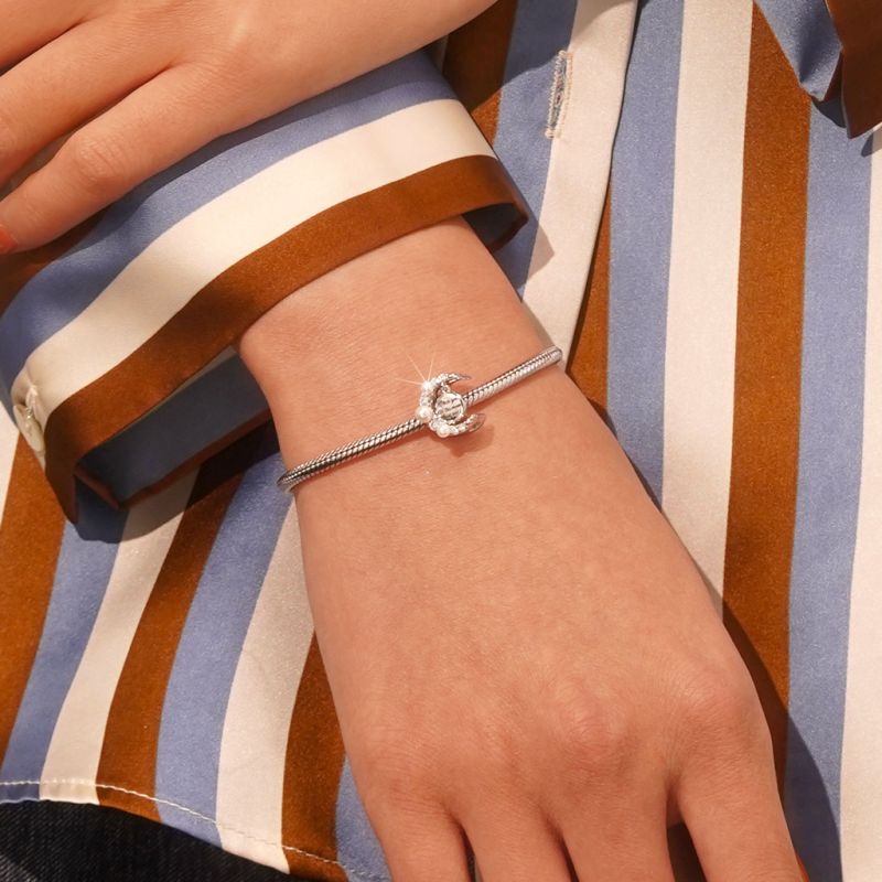 Pearl Moon Charm