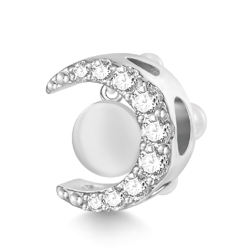 Pearl Moon Charm