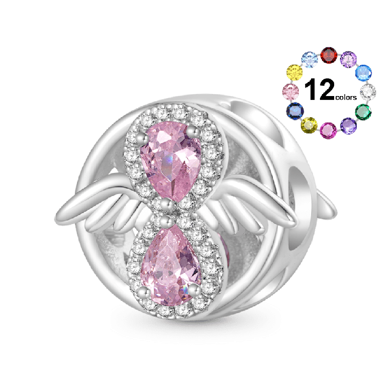 Birthstone Infinite Love Charm