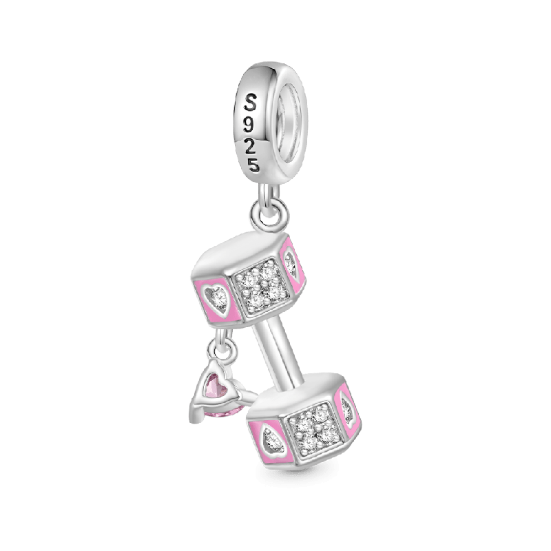 Dumbbell Love Pendant