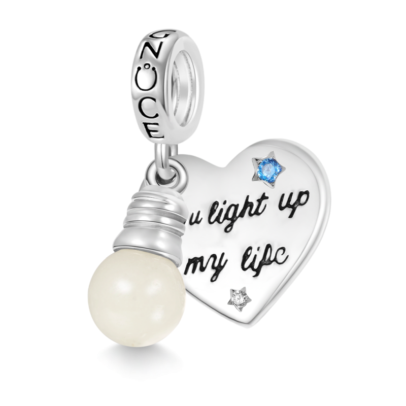 Light Bulb Glow-in-the-Dark Pendant