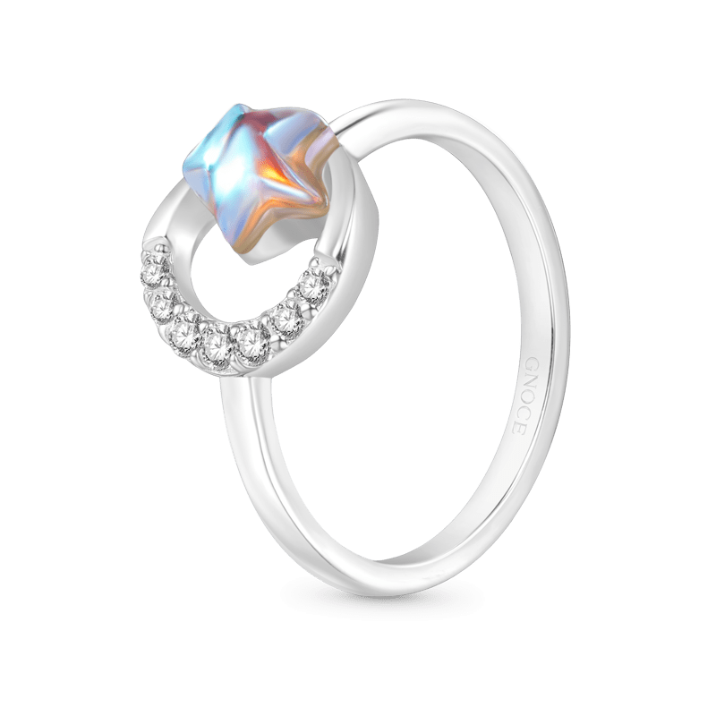 Star And Moon Ring