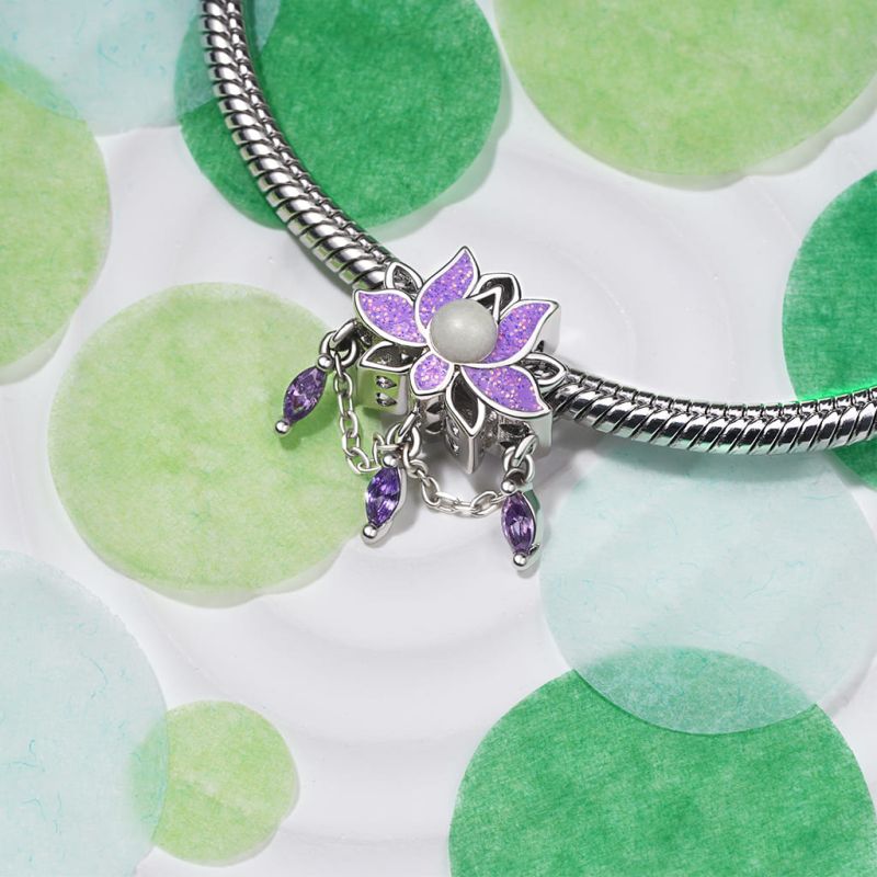 Lotus Glow-in-the-Dark Charm