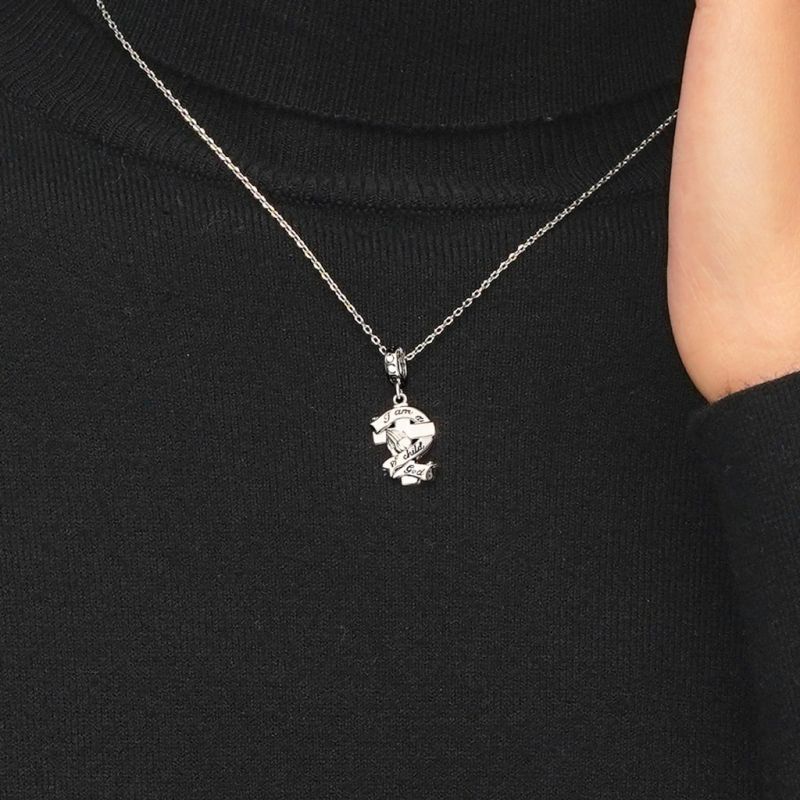Cross Praying Hands Pendant